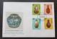 Taiwan Ancient Chinese Glassware Decorated Enamel 1992 Craft Art (stamp FDC) *see Scan - Covers & Documents