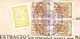 FISCAUX ESPAGNE Sur Casier Judiciaire 50 C Brun X 4 + Timbre Municipal  1963 - Revenue Stamps