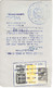 FISCAUX ESPAGNE Sur Visa De Passeport 1958 - Steuermarken