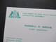 Delcampe - Regierung Australien Parliament House Visitenkarten Russell D. Grove Honorary Secretary /Clerk Assistant New South Wales - Visiting Cards