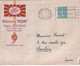 1938 - SEMEUSE / ENVELOPPE PUB ILLUSTREE "BISCUITS FLOR" à MONTPELLIER (HERAULT) - 1903-60 Sower - Ligned