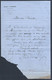 Lettre De Chevreuse Timbrée Par Napoléon III à Corbiel. Huissier. Letter From Chevreuse Stamped By Napoleon III To Corbi - 1862 Napoleon III