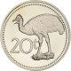 Monnaie, Papua New Guinea, 20 Toea, 1976, Franklin Mint, Proof, FDC - Papúa Nueva Guinea