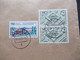 Berlin 1979 Marken Der BRD Mit Stempel Berlin 33 Mit Luftpost Nach Israel Grüner Stempel Ch. Wapler Fernauktion - Storia Postale