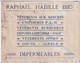 1928 - BLANC + SEMEUSE + VIGNETTE TUBERCULOSE ! / ENV. PUB ILLUSTREE De NIMES (GARD) DAGUIN ! => NICE - 1903-60 Semeuse A Righe