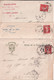 1908+1909+1910 - SEMEUSE / 3 ENVELOPPES PUB ILLUSTREES DIFFERENTES "EXCELSIOR HOTEL DE LA PAIX" De VICHY (ALLIER) - 1906-38 Semeuse Camée