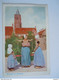 Nederland Pays-Bas Folklore D.B.M. 79 Zeeland Dorpsgezicht Vue Du Village Femmes Vrouwen Verstuurd 1939 - Europe