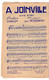 VP19.218 - PARIS - Ancienne Partition Musicale ¨ A Joinville ..¨ Par E. VACHER Virtuose Accordéoniste / FROT X PEYRONNIN - Spartiti