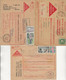 LOT DE 5 CARTES POSTALES REMBOURSEMENT SERVICE CHEQUES POSTAUX AFFRANCHISSEMENT DIVERS -ANNEE 1939 A 1965 - 1921-1960: Période Moderne