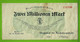 ALLEMAGNE / STADTKASSENSCHEIN / ZWEI MILLIONEN MARK MARK  / 25 AOUT 1923 / N° 112726 - Zwischenscheine - Schatzanweisungen