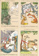 JEAN DE LA FONTAINE LOT 6 CARTES POSTALES TIMBREES ILLUSTREES LES FABLES - Fairy Tales, Popular Stories & Legends