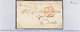 Ireland Antrim 1824 Cover To Dublin Prepaid '11' Bushmills Unframed POST PAID In Red, BUSHMILLS/127 Mileage Mark - Prefilatelia