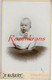 Oude Foto CDV Carte De Visite Portrait Baby Bebe Enfant F. Albert Bruxelles Photographe Ancienne Photo Old - Sin Clasificación