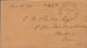 1840. USA. MIDDLETOWN CT JAN 5 PAID + PAID On Small Cover To Hartford, Conn. Manuscript Paid Ch 260. Inter... - JF428322 - …-1845 Voorfilatelie