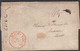 1843. USA. NEW-YORK DEC 6 On Cover To Andover, Mass. Extremely Small And Long Text. Very Interesting Conte... - JF428328 - …-1845 Prefilatelia