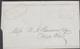 1845. USA. Small Cover To New York Forwarded By HALL & Co BOSTON Dated Haverhill June 13 1845. Redbrown Bo... - JF428365 - …-1845 Prephilately