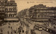 Bruxelles Place De La Bourse Et Boulevard Anspach, Tram Devant La Bourse - Animée - Transporte Público