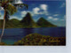 (1 G 14) Saint Lucia 3-D Postcard Posted To Australia - Many Stamps - Santa Lucía