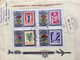 HUNGARY 2021 STATIONERY 1971 BUDAPEST- 71 BLOCK MINIATURE SHEET AIRMAIL REGISTERED USED COVER BEKEJCSABA INDIA USED 50 - Storia Postale