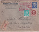 1944 - PETAIN + MERCURE Sur ENVELOPPE CHARGEE VALEUR DECLAREE ! De GREOUX LES BAINS (BASSES ALPES) => MONTPELLIER - Lettres & Documents