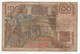 France. Billet De 100 Francs. Jeune Paysan. F.7.f.1954.F. Billet Usagé - 100 F 1945-1954 ''Jeune Paysan''