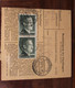 Elsass 1944 Cover Dt Reich Besetzung Occupation Alsace Spremberg 2 X 1 RM - Occupazione 1938 – 45