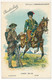 CPA - Armée Belge - Caravinier - Guide / Publicité Chocolat Louit - Uniformi