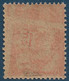 France Mouchon N°125** 15c Vermillon Variété Impression Recto Verso à Cheval Signé CALVES - 1900-02 Mouchon