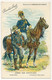 CPA - Armée Des Etats Unis - Infanterie - Cavalerie Régulière / Publicité Chocolat Louit - Uniformen
