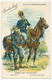 CPA - Armée Des Etats Unis - Infanterie - Cavalerie Régulière / Publicité Chocolat Louit - Uniformi