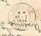 Lettre, 1914 , BALTIMORE , 5 Cents , PARIS R.P. - Storia Postale
