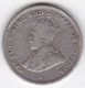 Ceylon 25 Cents 1913 , George V, En Argent, KM# 105 - Sri Lanka