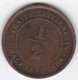 Straits Settlements ,  Half Cent 1884 . Victoria, En Bronze. KM# 8a - Malasia