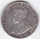 Straits Settlements , 20 Cents 1919 . George V. Argent. KM# 30a, Fautée , Coin Clipée - Malasia