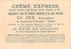 Chromos -COR10879 - Crème Express- Madame Sans-gêne-Chez La Blanchisseuse -  7x10cm Env. - Sonstige & Ohne Zuordnung