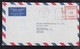 New Zealand 1977 Meter Airmail Cover 30c UPPER HILLIS To Sheffield England - Lettres & Documents