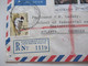 Delcampe - Australien 1980 Air Mail In Die USA Einschreiben Parliament House New South Wales Mit Inhalt Unterschrift L.A. Jecklen - Cartas & Documentos