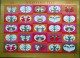 Denmark Christmas Seal 2003 MNH ( **)  Full Sheet  Unfolded  Hearts - Fogli Completi