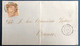 ESPAGNE Lettre De 1868 N°98 50c Violet Obl GC De CADIZ Pour OSUNA TTB - Brieven En Documenten