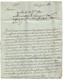 SUPERBE LETTRE 1810 COMPLETE ET SIGNEE VITRE Ille Et Vilaine à CONSERVATEUR BOIS FORETS RENNES T.B.E. - Historische Dokumente