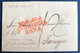 ESPANA ESPANA 1814 Lettre De MALAGA Pour PASAJES (PASAIA) Griffe Rouge " MALAGA ANDALUCIA BAXA " Taxe 12 Reals TTB - ...-1850 Vorphilatelie