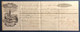ESPAGNE Lettre 01/08 1840 MALAGA Griffe Rouge " MALAGA ANDALUCIA BAJA " Pour Angleterre + Cursive CADIZ + Cheque 200 £ - ...-1850 Prefilatelia