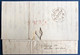 ESPAGNE Lettre 22 Jan 1843 CADIZ Griffe Rouge " CADIZ " Pour LONDRES + Griffe " ESPAGNE PAR ST JEAN DE LUZ " SUPERBE - ...-1850 Voorfilatelie