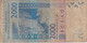 BILLETE DE MALI DE 2000 FRANCS DEL AÑO 2003 (BANKNOTE) TREN-TRAIN - Mali