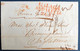 ESPAGNE Lettre 22/07 1840 De MALAGA Griffe Rouge " MALAGA ANDALUCIA BAJA " Pour Angleterre + Dateur D'entrée FRANCE SUP - ...-1850 Prephilately