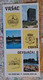 Vrsac Banat Bela Crkva , Grappe Vine , Advertising Broshure Mapa Yugoslavia - Toeristische Brochures