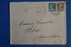 AQ18 FRANCE  BELLE LETTRE   1915  POUR BLERE + CONVOYEUR +AFFRANCH.INTERESSANT - 1906-38 Semeuse Con Cameo