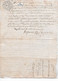 - Cachet De Généralité D'Auvergne De 1781 De 1 Sol Et 5 Deniers ( Voir Au Verso ) 2 Feuilles - Cachets Généralité