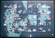 Denmark Christmas Seal 1959 MNH Full Sheet Unfolded Denmark Map - Ganze Bögen