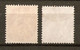 1900-24 - Type Blanc Nuances 2c.brun-lilas Et Rose Carminé (type II) N°108 - Gebruikt